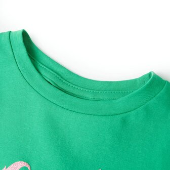 Kindershirt 104 groen 3