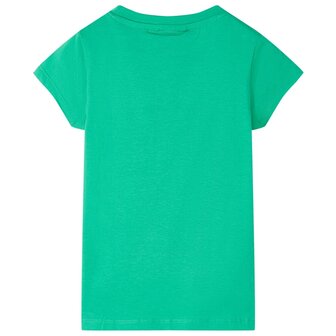 Kindershirt 140 groen 2
