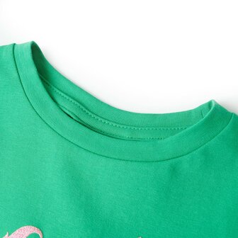 Kindershirt 140 groen 3