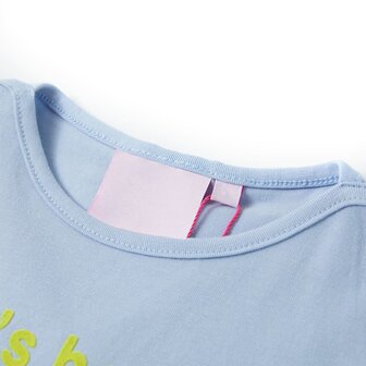 Kindershirt 92 lichtblauw 3