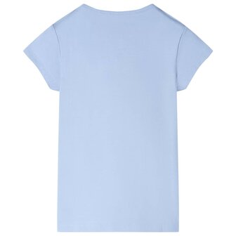 Kindershirt 128 lichtblauw 2
