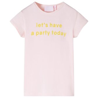 Kindershirt 92 zachtroze 1