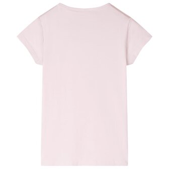 Kindershirt 92 zachtroze 2