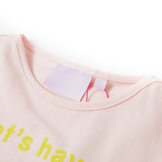 Kindershirt 92 zachtroze 3