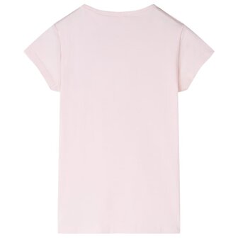 Kindershirt 140 zachtroze 2