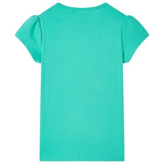 Kindershirt 92 mintkleurig 2