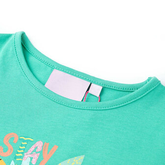 Kindershirt 140 mintkleurig 3