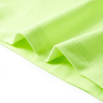 Kindershirt 92 neongeel 6