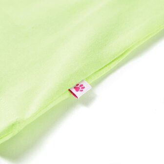 Kindershirt 92 fluorescerend geel 5