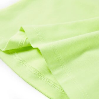 Kindershirt 92 fluorescerend geel 6