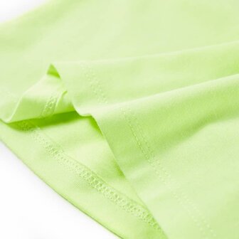 Kindershirt 140 fluorescerend geel 6