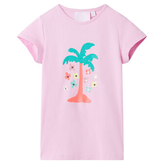 Kindershirt 104 lila 1
