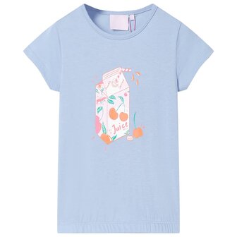 Kindershirt 92 blauw 1