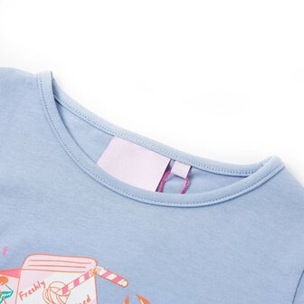 Kindershirt 128 blauw 3