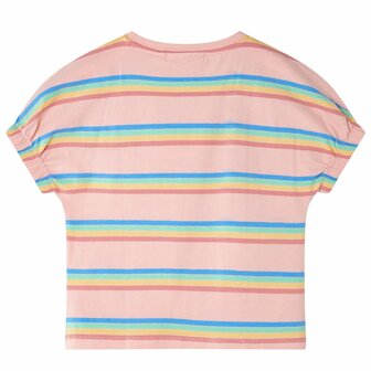Kindershirt 92 perzikkleurig 2