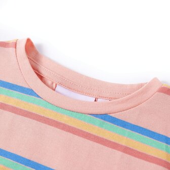 Kindershirt 92 perzikkleurig 3
