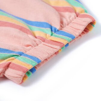 Kindershirt 92 perzikkleurig 4