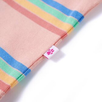 Kindershirt 92 perzikkleurig 5