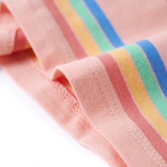 Kindershirt 128 perzikkleurig 6
