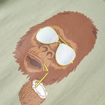 Kindershirt met korte mouwen 92 lichtkakikleurig 4