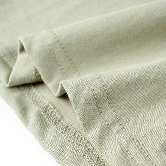 Kindershirt met korte mouwen 92 lichtkakikleurig 6