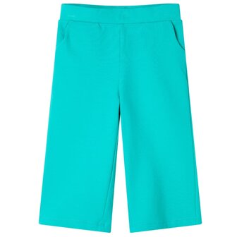 Kinderbroek met wijde pijpen 128 mintkleurig 1