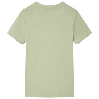 Kindershirt met korte mouwen 104 lichtkakikleurig 2