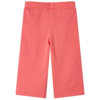 Kinderbroek met wijde pijpen 92 koraalkleurig 2