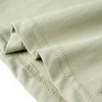 Kindershirt met korte mouwen 128 lichtkakikleurig 6
