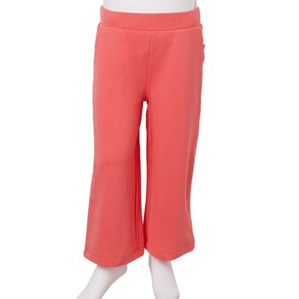 Kinderbroek met wijde pijpen 92 koraalkleurig 8