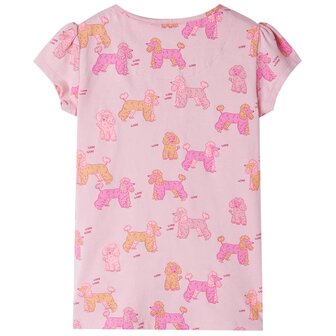 Kinderpyjama met korte mouwen 116 lichtroze 3