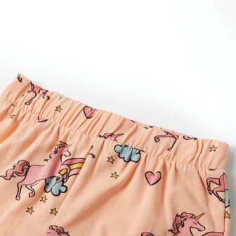 Kinderpyjama met korte mouwen 92 lichtoranje 11