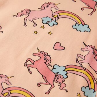 Kinderpyjama met korte mouwen 116 lichtoranje 5