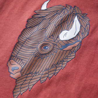 Kindershirt met lange mouwen 140 roodbruin 4