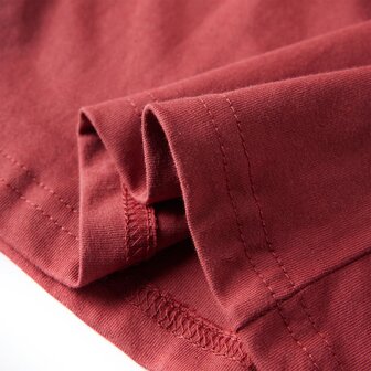 Kindershirt met lange mouwen 140 roodbruin 6