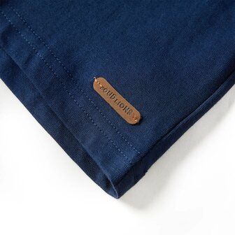 Kindershirt met lange mouwen 92 marineblauw 5