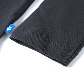 Kindershirt met lange mouwen 128 antracietkleurig 5