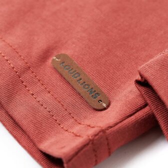 Kindershirt met lange mouwen 128 hennakleurig 5