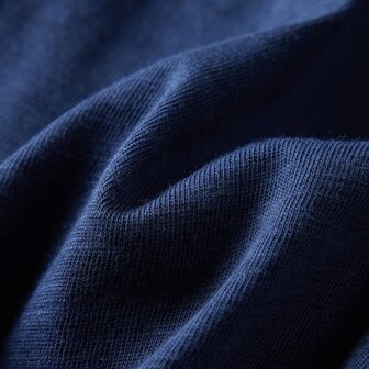 Kindershirt met lange mouwen 92 gem&ecirc;leerd marineblauw 7
