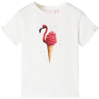Kindershirt 128 ecru 1