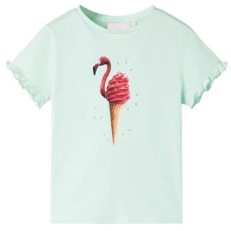 Kindershirt 92 lichtmint 1