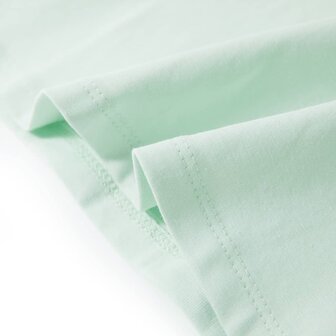 Kindershirt 104 lichtmintkleurig 7