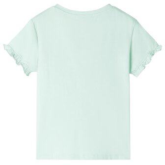 Kindershirt 128 lichtmint 2
