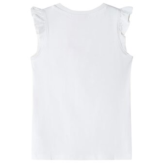 Kindershirt met ruches aan de mouwen 116 ecru 2