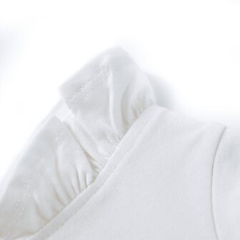 Kindershirt met ruches aan de mouwen 128 ecru 4