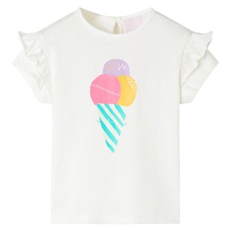 Kindershirt 128 ecru 1