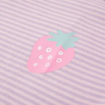 Kindershirt met mouwen met ruches 116 lila 4