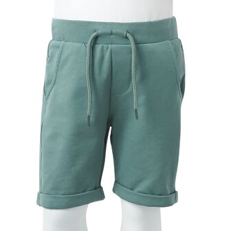 Kindershort met trekkoord 92 oudpetrol 8