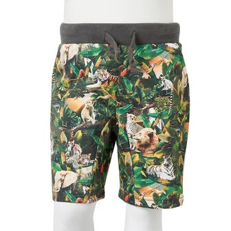 Kindershort met trekkoord 92 oudpetrol 9