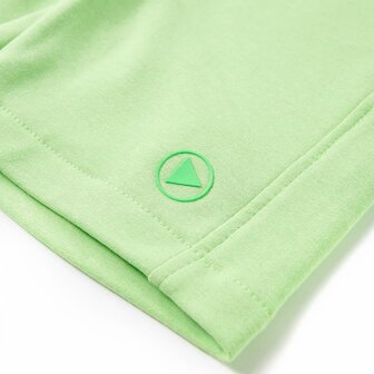 Kindershort 128 fluorescerend groen 5
